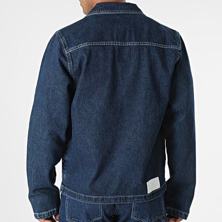 Ikao - Conjunto de vaquero azul regular y chaqueta con cremallera