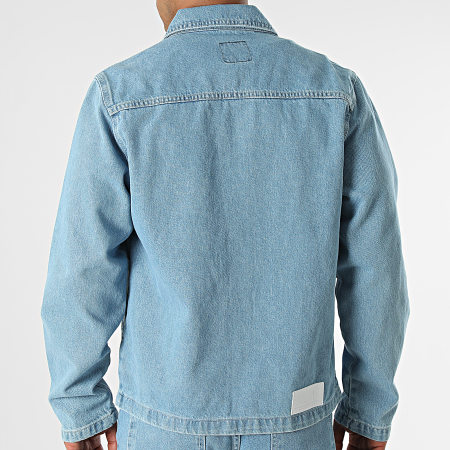 Ikao - Ensemble Veste Jean Zippée Et Jean Regular Bleu Denim