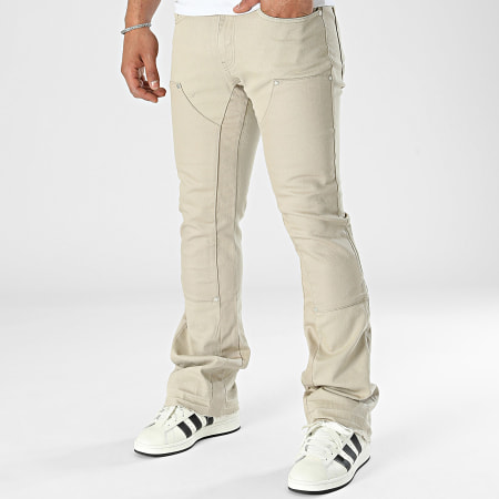 Ikao - Jeans svasati 439 Beige scuro