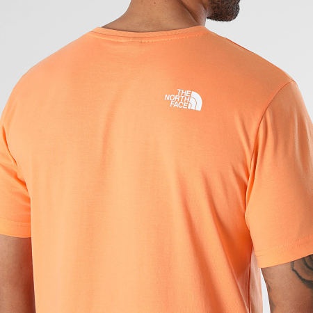 The North Face - Lot De 2 Tee Shirts Simple Dome A87NG Noir Orange