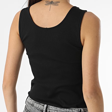 Only - Camiseta de tirantes para mujer Simple Life Negro