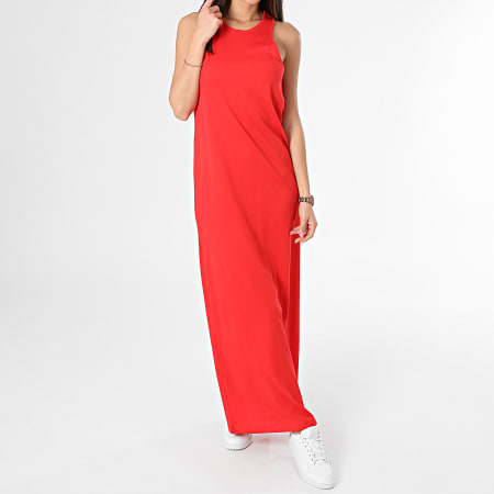Only - Maxi abito donna May Life 15316908 Rosso