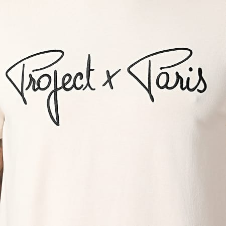Project X Paris - Set di maglietta e pantaloncini da jogging beige