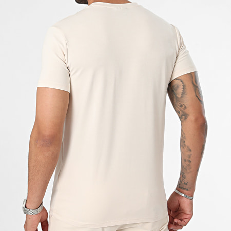 Project X Paris - Set di maglietta e pantaloncini da jogging beige