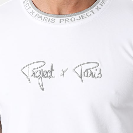 Project X Paris - Ensemble Tee Shirt Et Short Jogging 2310019_W-2340019_W Blanc