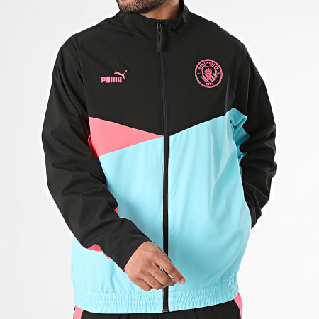 Puma - Chándal Manchester City 777099 777106 Azul claro Negro Rosa