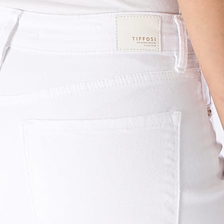 Tiffosi - Rachel Pantalones cortos vaqueros Mujer Blanco