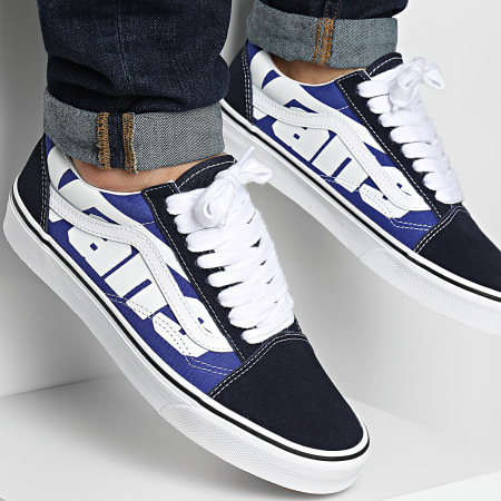 Vans - Sneakers Old Skool CT8Y6Z1 Jumbo Vans Blu Bianco