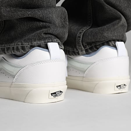 Vans - Sneakers Knu Skool 9QCDSB1 Premium in pelle Dusty Blu