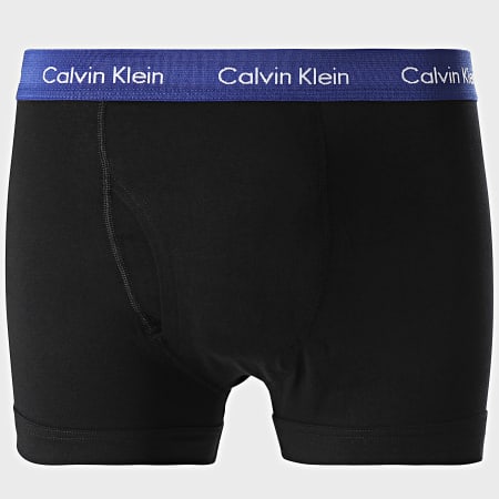 Calvin Klein - Juego De 3 Boxers NB2615A Negro Rosa Gris Azul Real