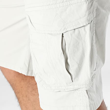KZR - A-3018 Pantalones cortos cargo gris claro