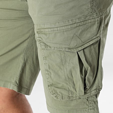 KZR - Pantalones cortos cargo caqui verdes