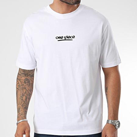 One Piece - Camiseta oversize Zoro Graf Blanca