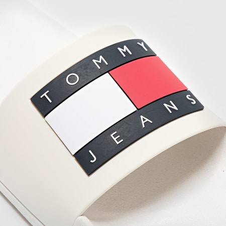 Tommy Jeans - Claquettes Pool Slide Essentiel 1191 Blanc