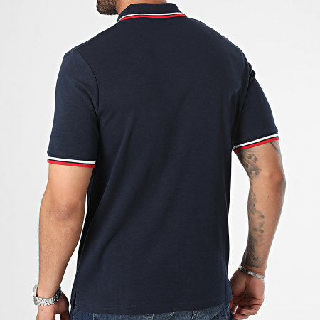 Jack And Jones - Polo Manches Courtes Campa Bleu Marine