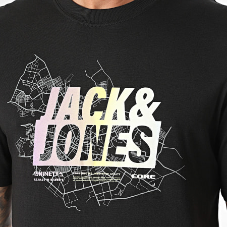 Jack And Jones - Tee Shirt Map Summer Noir