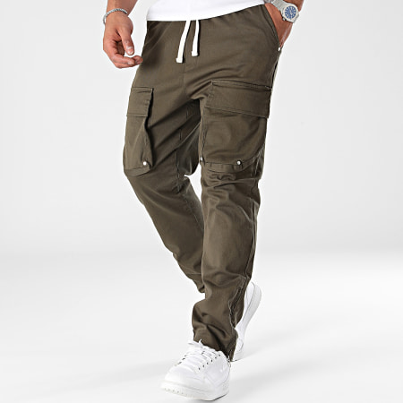 2Y Premium - Khaki groene Cargo broek