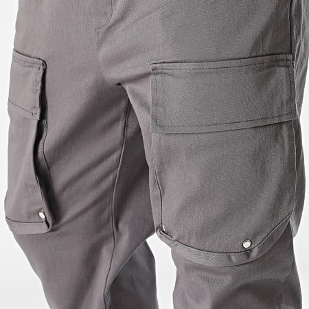 2Y Premium - Houtskool Grijze Cargo Broek