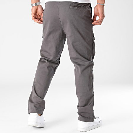 2Y Premium - Pantaloni cargo grigio antracite