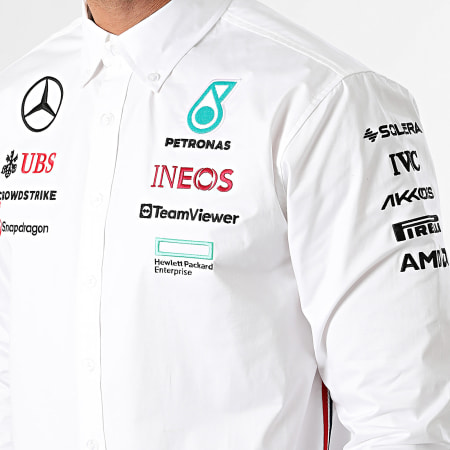 AMG Mercedes - Mapf1 Camisa de manga larga 701227947 Blanco