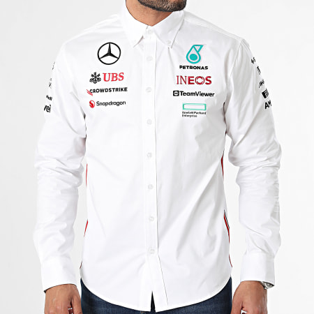 AMG Mercedes - Mapf1 Camicia a maniche lunghe 701227947 Bianco