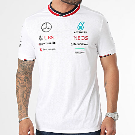 AMG Mercedes - T-shirt Mapf1 701227950 Bianco
