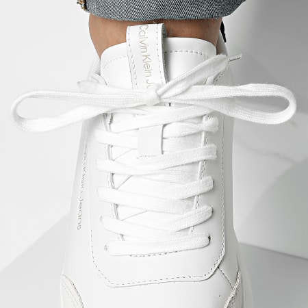 Calvin Klein - Baskets Casual Cupsole High Low Frequency 0670 White Creamy White Black