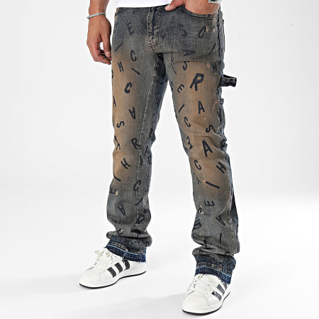 Classic Series - Camelblauwe flare jeans