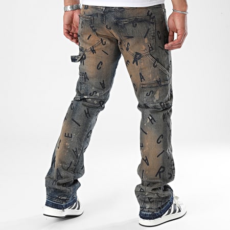 Classic Series - Camelblauwe flare jeans