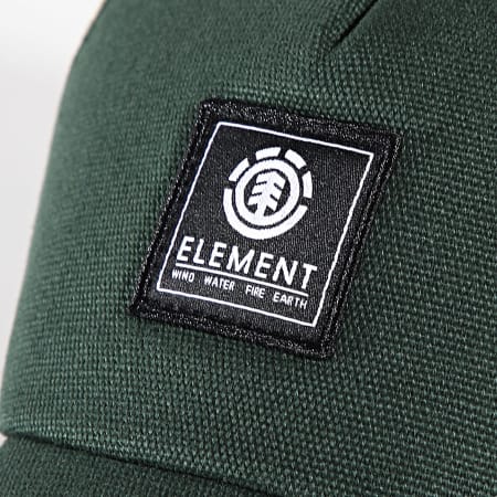 Element - Casquette Trucker Icon Mesh Vert Foncé Beige