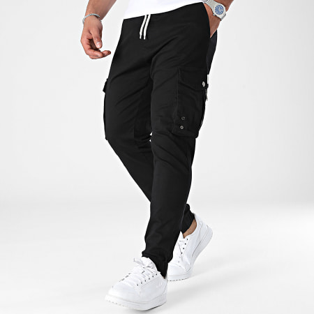 MTX - Pantalones cargo negros