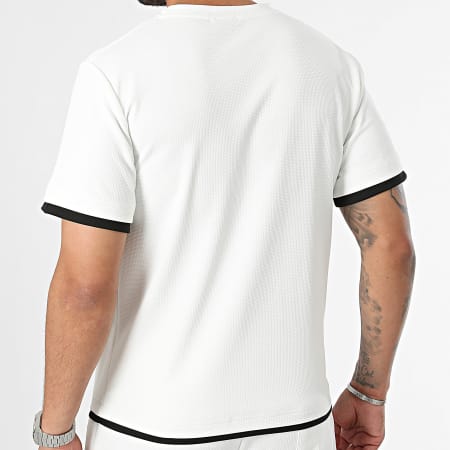 MTX - Set di maglietta bianca e pantaloncini da jogging