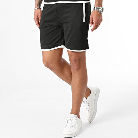 MTX - Set di maglietta e pantaloncini da jogging neri