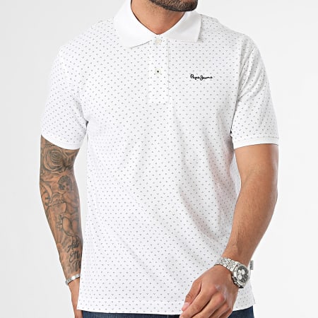 Pepe Jeans - Hunter polo met korte mouwen wit