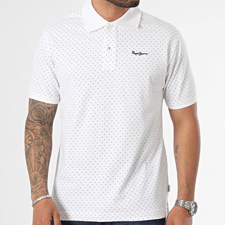 Pepe Jeans - Hunter polo met korte mouwen wit