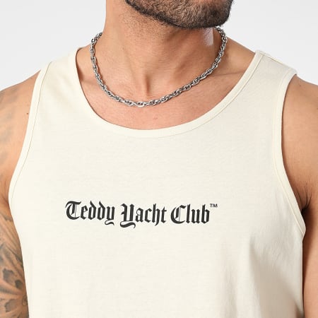 Teddy Yacht Club - Camiseta de tirantes Art Series Azul Beige
