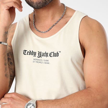 Teddy Yacht Club - Débardeur Art Series 2 Beige