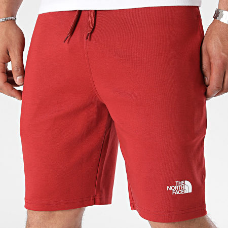 The North Face - Pantalón Corto Jogging Graphic A3S4F Rojo