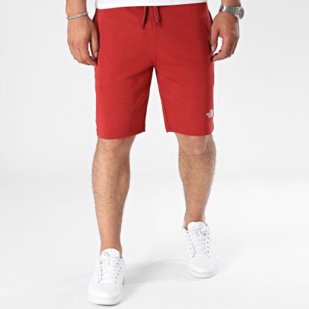 The North Face - Pantalón Corto Jogging Graphic A3S4F Rojo