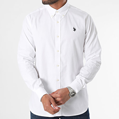 US Polo ASSN - Evan shirt met lange mouwen 67767-51004 Wit