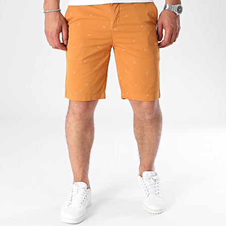 Classic Series - Pantalones cortos Slim Chino Camel