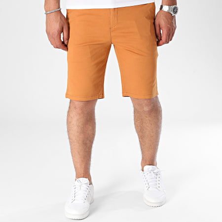 Classic Series - Pantalones cortos Slim Chino Camel