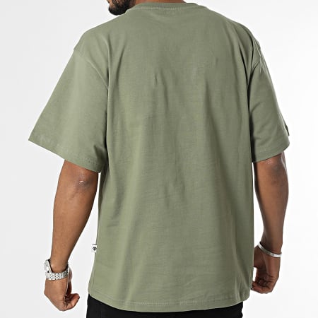 Armita - Tee Shirt Poche Oversize Vert Kaki