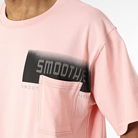 Armita - T-shirt oversize rosa con tasca