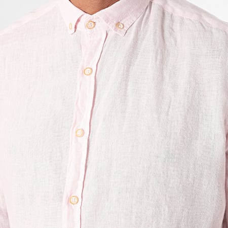 Classic Series - Camicia a maniche lunghe rosa chiaro