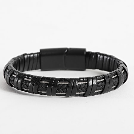 Classic Series - Bracelet Noir Argenté