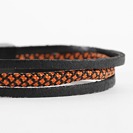 Classic Series - Bracelet Noir Orange