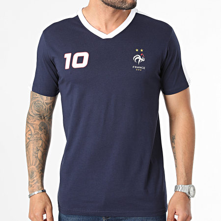 FFF - Tee Shirt France N10 F23085C Bleu Marine
