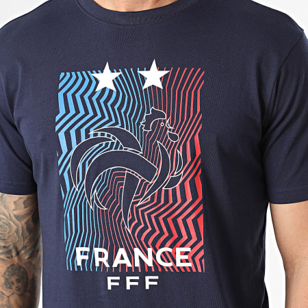 FFF - Tee Shirt Big Logo F23079C Bleu Marine