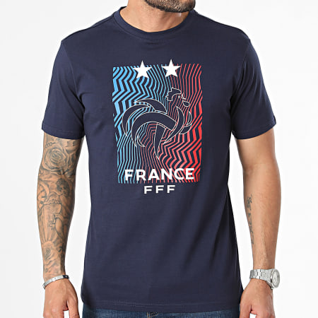 FFF - Tee Shirt Big Logo F23079C Bleu Marine